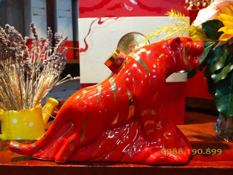 Rượu con hổ sứ đỏ