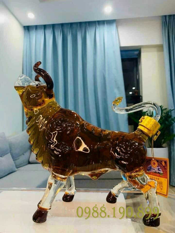 Rượu linh vật hình con trâu