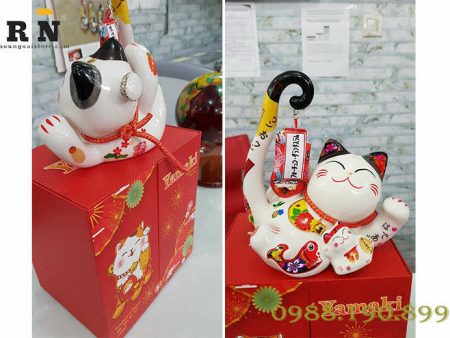 Rượu linh vật mèo sứ zamaki