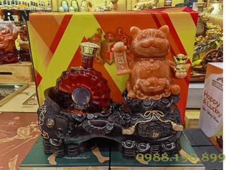 Kệ rượu hình con mèo 2023