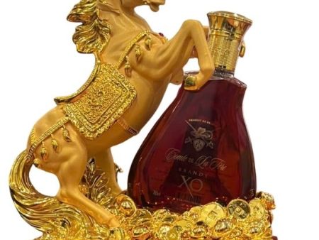 Kệ ngựa kèm rượu XO