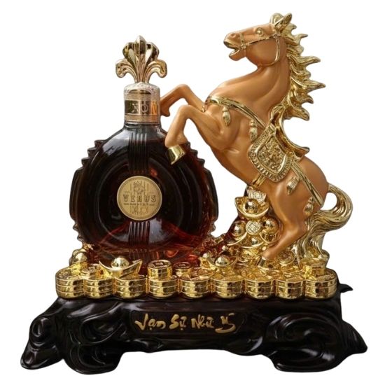 Ke-ngua-kem-ruou-XO-2 Kệ ngựa kèm rượu XO