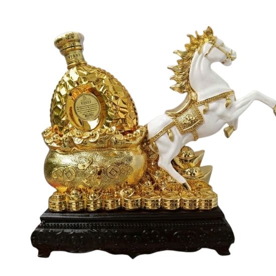 Ke-ngua-kem-ruou-XO-5 Kệ ngựa kèm rượu XO