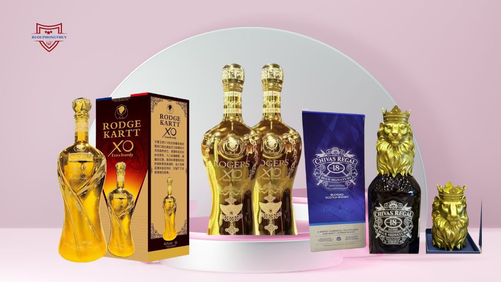 Banner rượu phong thủy