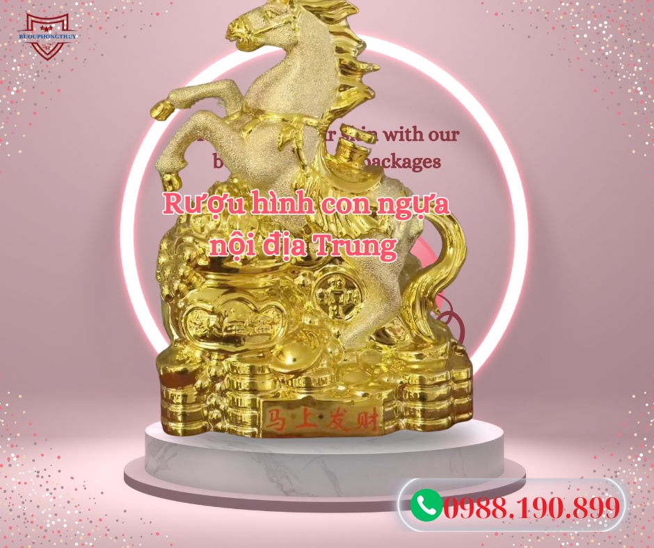 Rượu hình con ngựa nội địa Trung