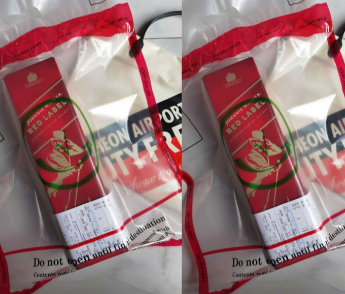 Rượu Red Label xách tay