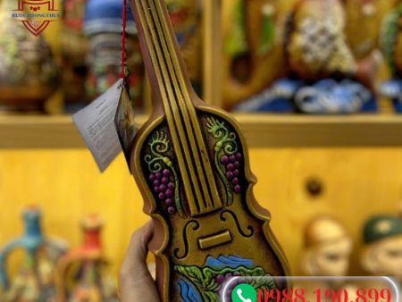 Rượu vang gốm GEORGIA hình cây đàn