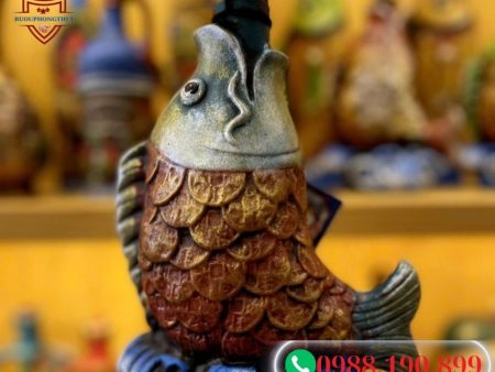 Rượu vang gốm GOERGIA hình cá chép