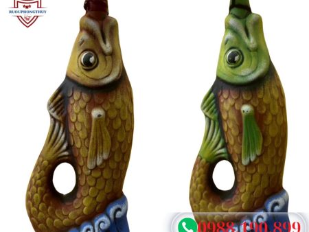 Vang gốm GOERGIA hình cá chép