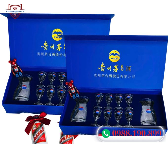 Bộ ly rượu Moutai 8 ly