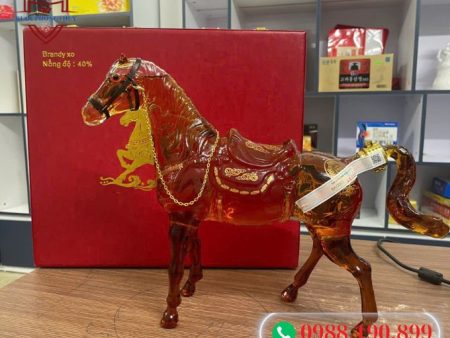 Ngựa thủy tinh Rượu XO Pháp