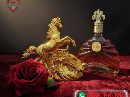 Kệ Ngựa Vàng May Mắn “LUCKY GOLDEN HORSE