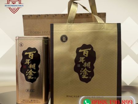 Rượu bách niên hồ đồ tửu hộp thiếc 450ml