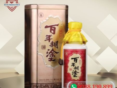 Rượu bách niên hồ đồ tửu hộp thiếc 450ml