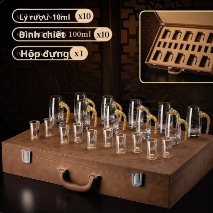 Bộ ly thủy tinh cao cấp 20 món