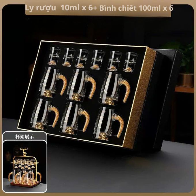 Bộ ly uống rượu Trung cao cấp 